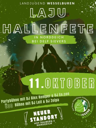 LAJU Wesselburen Hallenfete - Norddeich