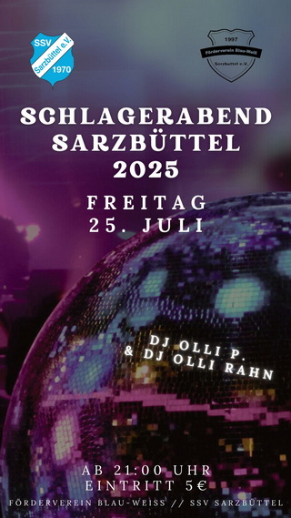 Sarzbüttel Schlagerabend