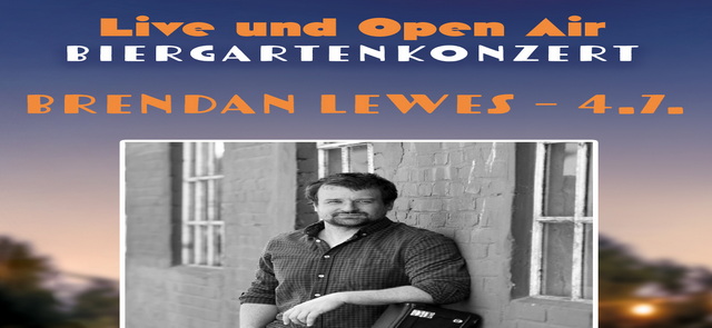 Biergartenkonzert mit Brendan Lewes